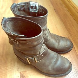 Frye Engineer ankle boots, dark brown